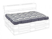 Oreiller de palette assis Riga Anthracite 120x60 x H15