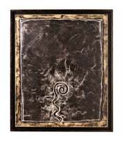 Huile sur toile multicolore et châssis bois 100x120 cm