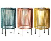 Lampe solaire de table en fer