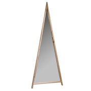Miroir triangle en bois cm67x4h170