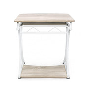 Bureau PC en acier VIOLET blanc 70x55x h76 cm