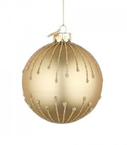 Suspension en verre ambré doré 12x Sfera Vt D80