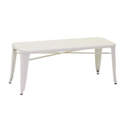 Banc Bristol en fer blanc