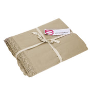 Nappe rectangulaire Amelie beige cm140x180