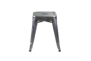 Tabouret en fer bristol galvanisé cm39x39h45