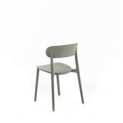 Chaise en polypropylène gris clair 48x52x77,5h cm