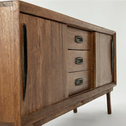 Meuble TV vintage 2 portes 3 tiroirs Sherman