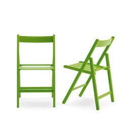 Chaise pliante vert sauge pour votre 5 à 7