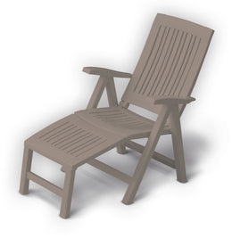 Fauteuil relax Lucrezia Taupe