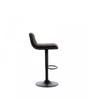 2x Tabouret en microfibre - Ron