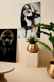 Ensemble de 3 vases en or Varanasi