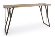 Table de bar style industriel Blocks 200x54 cm