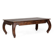 Table basse opium Jaipur en bois de style fusion cm 130x70