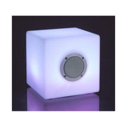 Lampe LED Speaker Cube en Polyéthylène 20x20cm