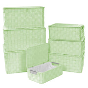 Boîte rectangulaire en polyester vert clair 1-7 cm40x30h21,5