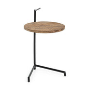 Table en bois et en acier Walton 38 x 44x 63 h cm