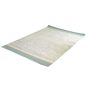 Tapis en polyester à chevrons verts cm60x180x0,6