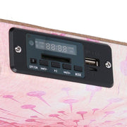 Tableau moderne bluetooth impression fleurs fuchsia cm 150 x 50 x 4