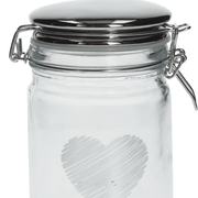 Dolce Casa Bocal Verre Silver Jam 13x10x16