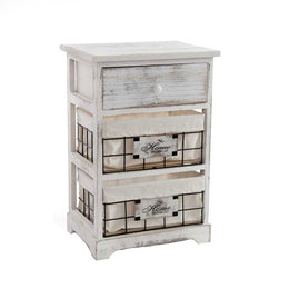 Meubles de châtaigniers de la châtaignier blancs avec paniers