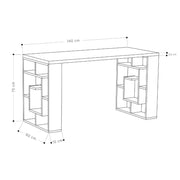 Bureau Labirent Blanc 140x60x75 cm