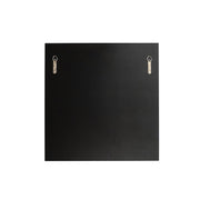 Panneau décoratif finition bois blanc 80x110x4 cm