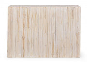 Console en bois blanc Ermitas