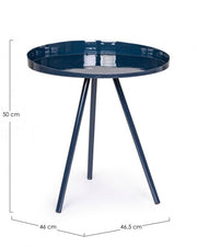 Tavolino Anchita Bleu 46.5X46