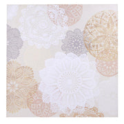 Tableau peint clair mandalacm80x80x4