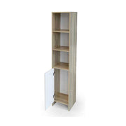 Colonne de salle de bain avec porte d'économie de café 33 x 33 x 160 h cm cm