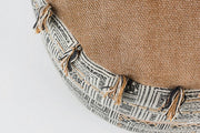 Pouf en coton style ethnique TILAK Desert diamètre 50x h35 cm