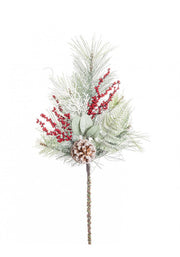 Berries 12X Pick Cherryl Red H55cm