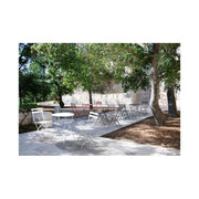 Ensemble de jardin Bistrot Anthracite table et chaises bizzotto