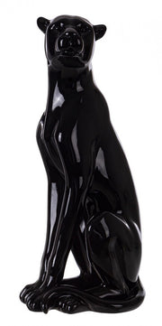 Statue Léopard Noir Olympus H60