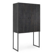 Armoire en acier à 2 portes de style industriel