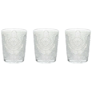 Set de 3 verres Savoia en verre transparent