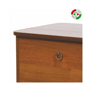 Armoire planche à repasser Noyer Bois mélaminé antique 3 tiroirs cm 44x57xH.89