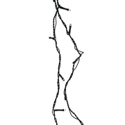 Fil lumineux vert 80 led 5mm blanc chaudalimentation fixe cm0,5xh750x1
