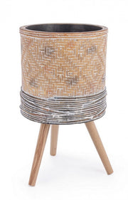 Vase Dakar Magnésie tripode 39h cm