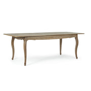 Table extensible 180-225x90 en bois de style classique