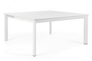 Table de jardin extensible Konnor blanc
