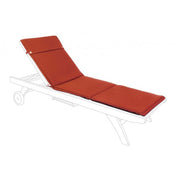 Coussin d'extérieur POLY pour transat rouge orange