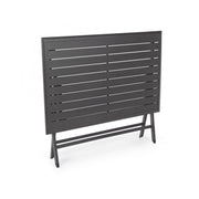 Table d'extérieur en aluminium anthracite ELIN 110x70x h71 cm