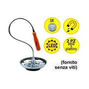 Asta Magnetice Flex Vigor Plateau Magnétique Led Lumière