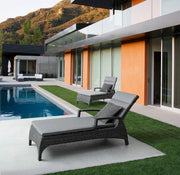 Latum avec des coussins anthracites Britton 205 cm