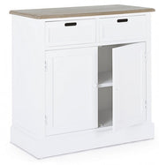 Buffet en MDF deux portes deux tiroirs Bianca DOROTEA 84x39,5x h85 cm