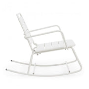 Rocking chair blanc bizzotto lillian