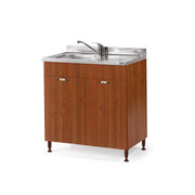 Évier de cuisine noyer antique 2 portes Cm 80x50xH 85
