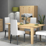 Table extensible Rovere Megaron 120/160x80 cm