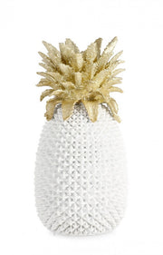 Décoration Ananas Surabaya Blanc H49,5